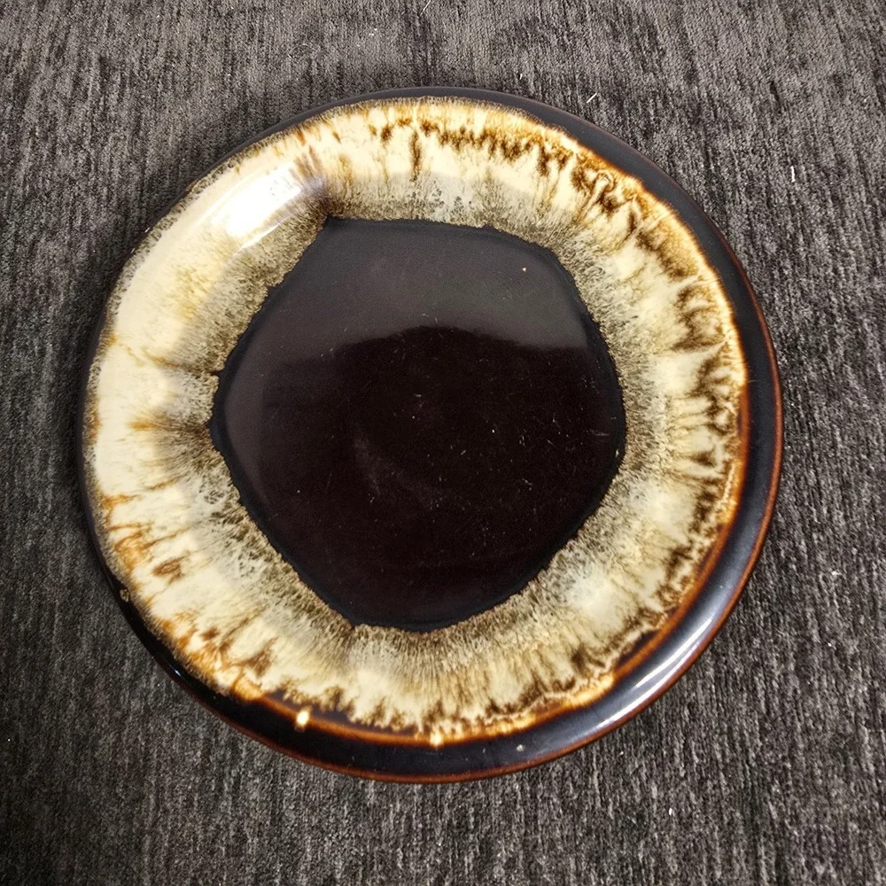 Pfaltzgraff Gourmet Brown Drip Glaze 6 7/8